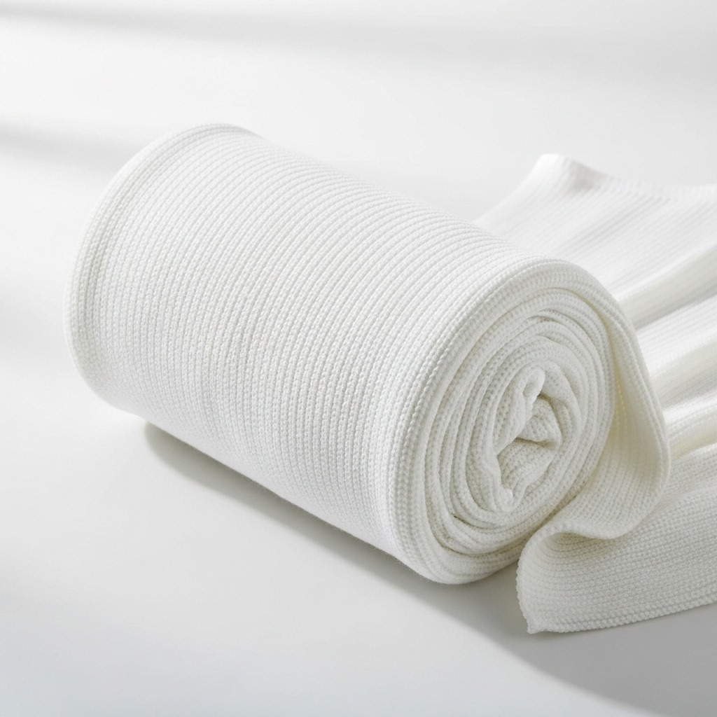 Tela Shiffon / Chifón Blanco 180-190 g/m² Tubular