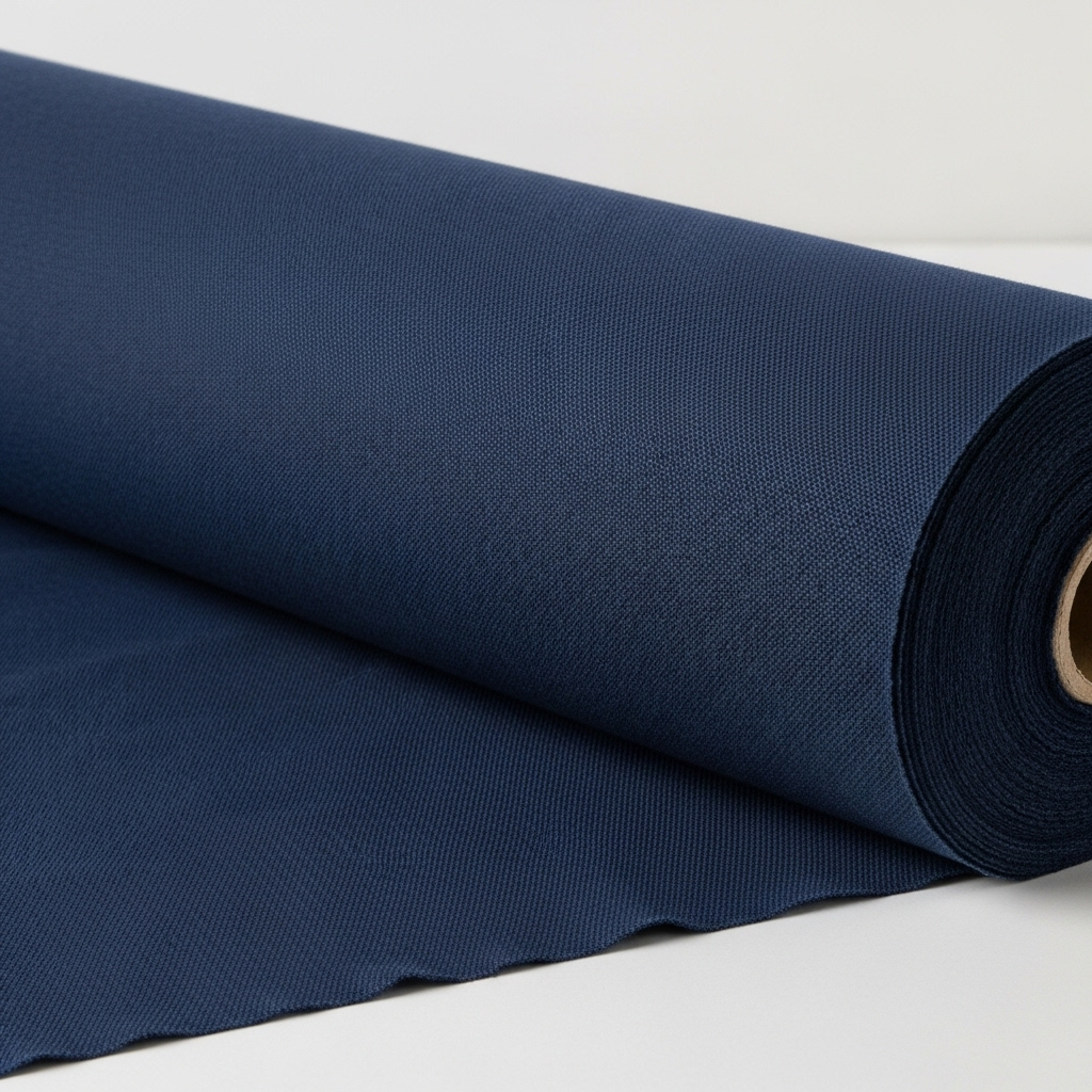 Tela Shiffon / Chifón Azul Marino 175 g/m² Tubular