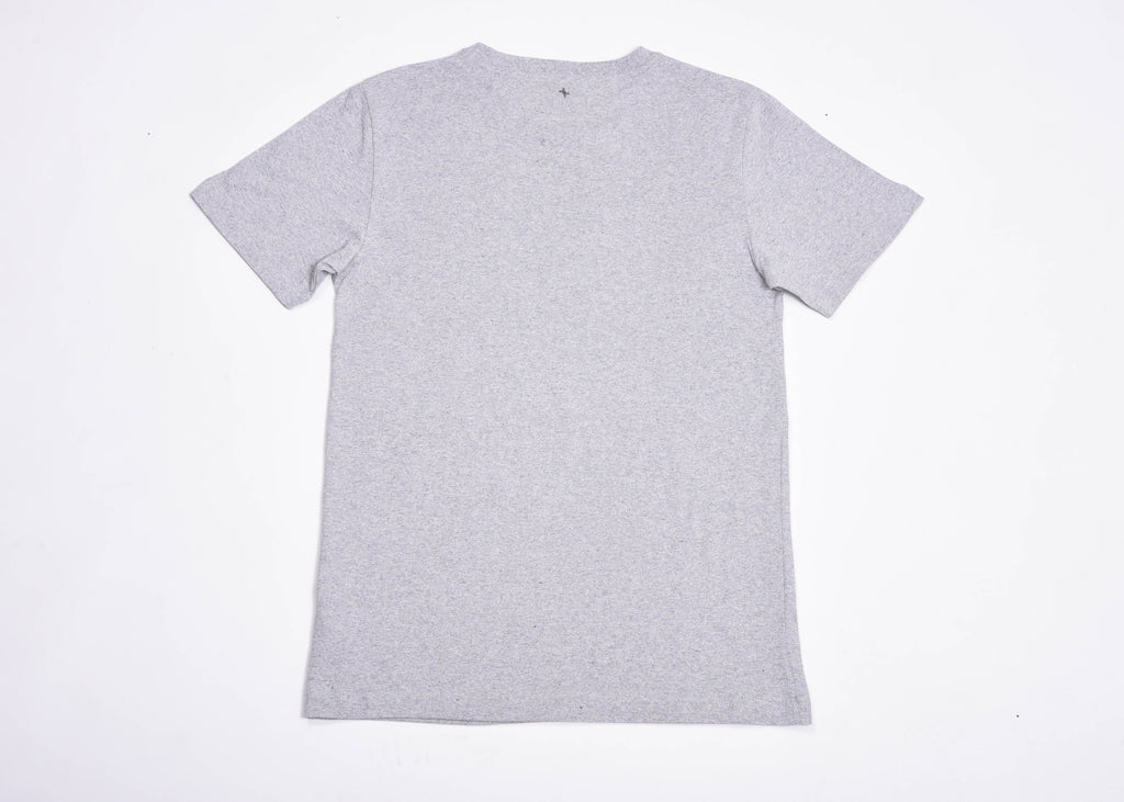 Playera Cuello Redondo Hombre — 50% Algodón Reciclado 50% Algodón Orgánica — 165 g/m²