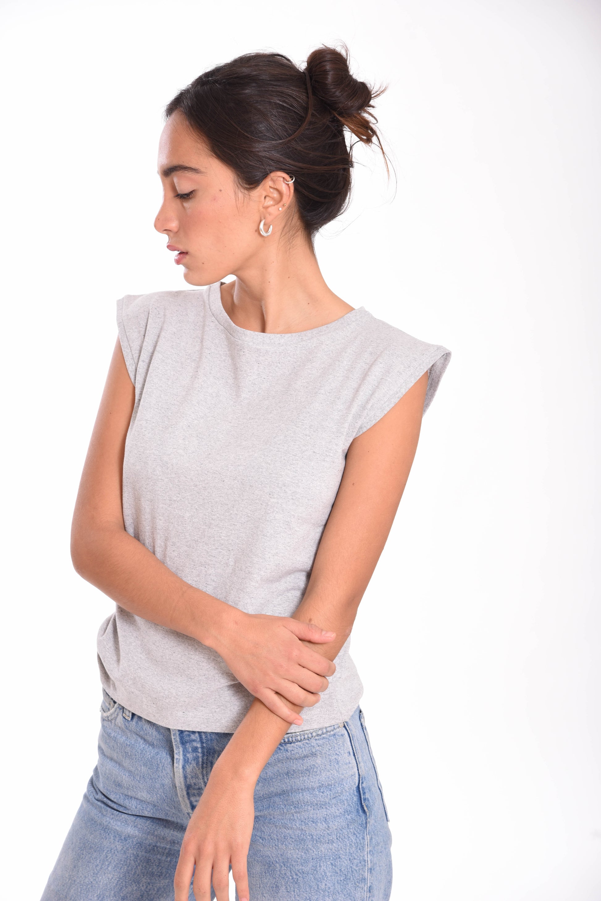 Playera Fenti Mujer — 50% Algodón 40% Poliester 10% Poliester Negro — 190 g/m²