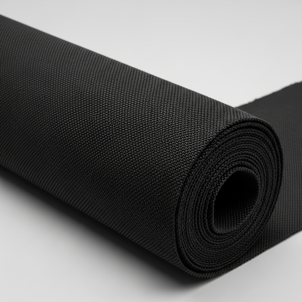 Tela Piqué Negro 230-235 g/m² Tubular